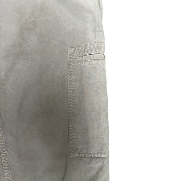 EUC‎ Women's EILEEN FISHER Lyocell Linen Cargo Ankle Pant | Size PL - Picture 5 of 9